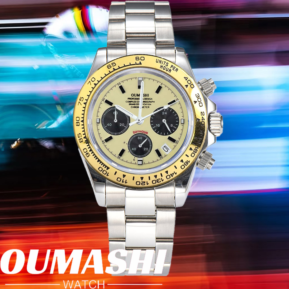 Luxury Zone - Luxury watch vk63 quartz Chronograph Business