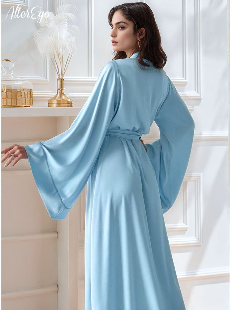 Floor Length Bridal Kimono Bei - Luxury Lifestyle Women recensione e prezzo