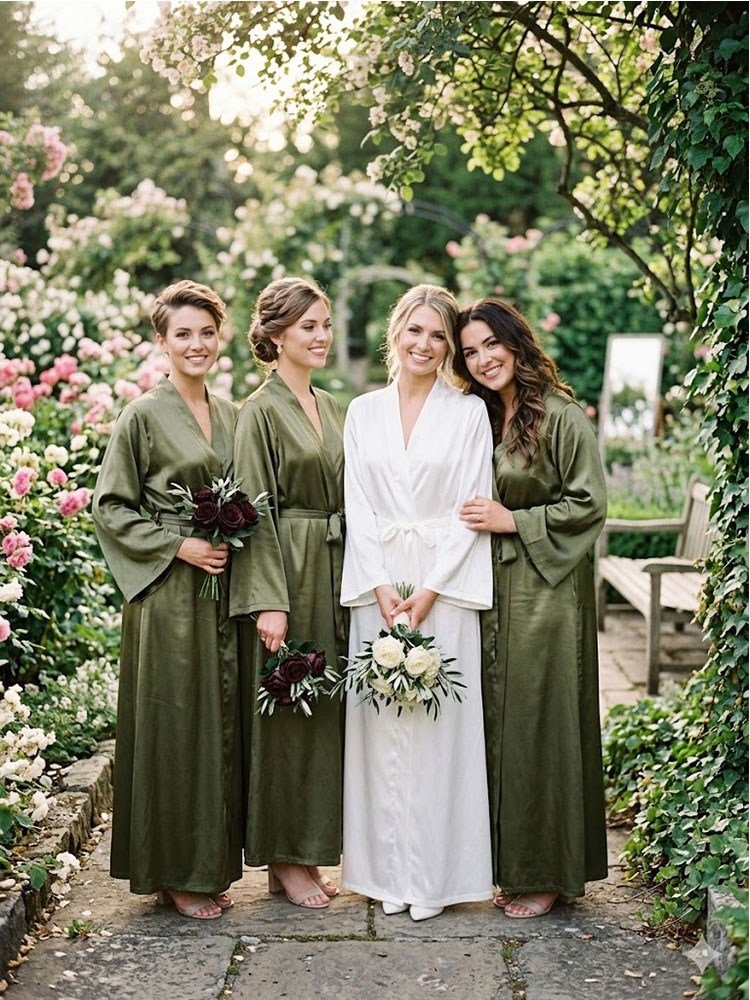 Long Bridal Robe Bridesmaid Pr - Luxury Lifestyle Women recensione e prezzo