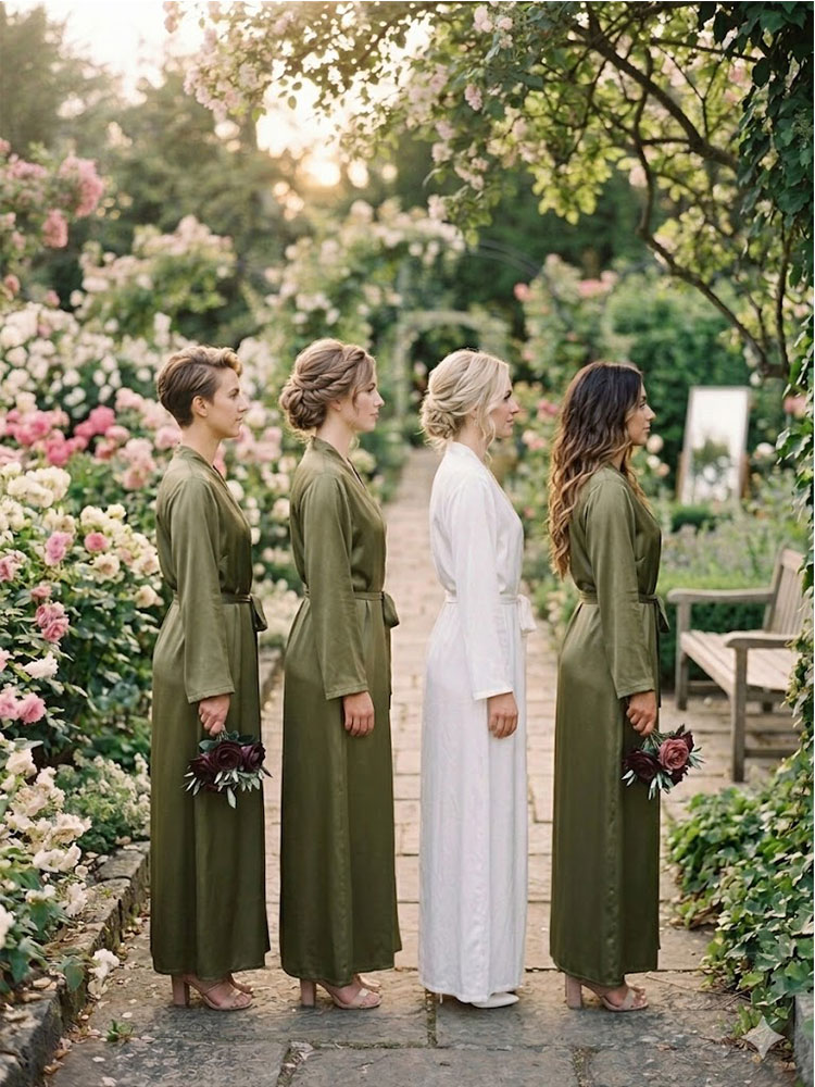 Long Bridal Robe Bridesmaid Pr - Luxury Lifestyle Women recensione e prezzo