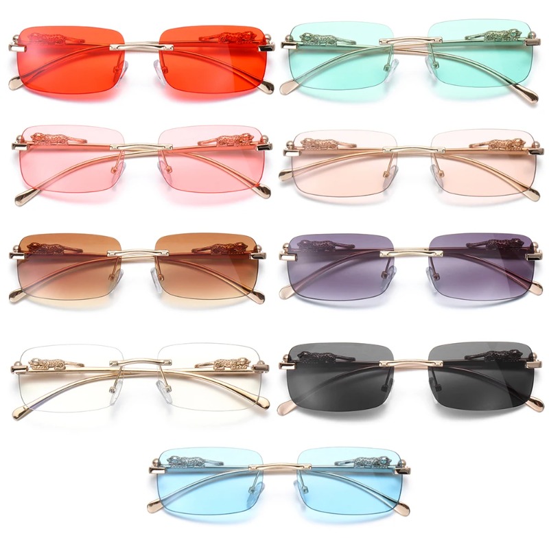 Rimless Square Sunglasses Wome - Luxury Zone recensione e prezzo